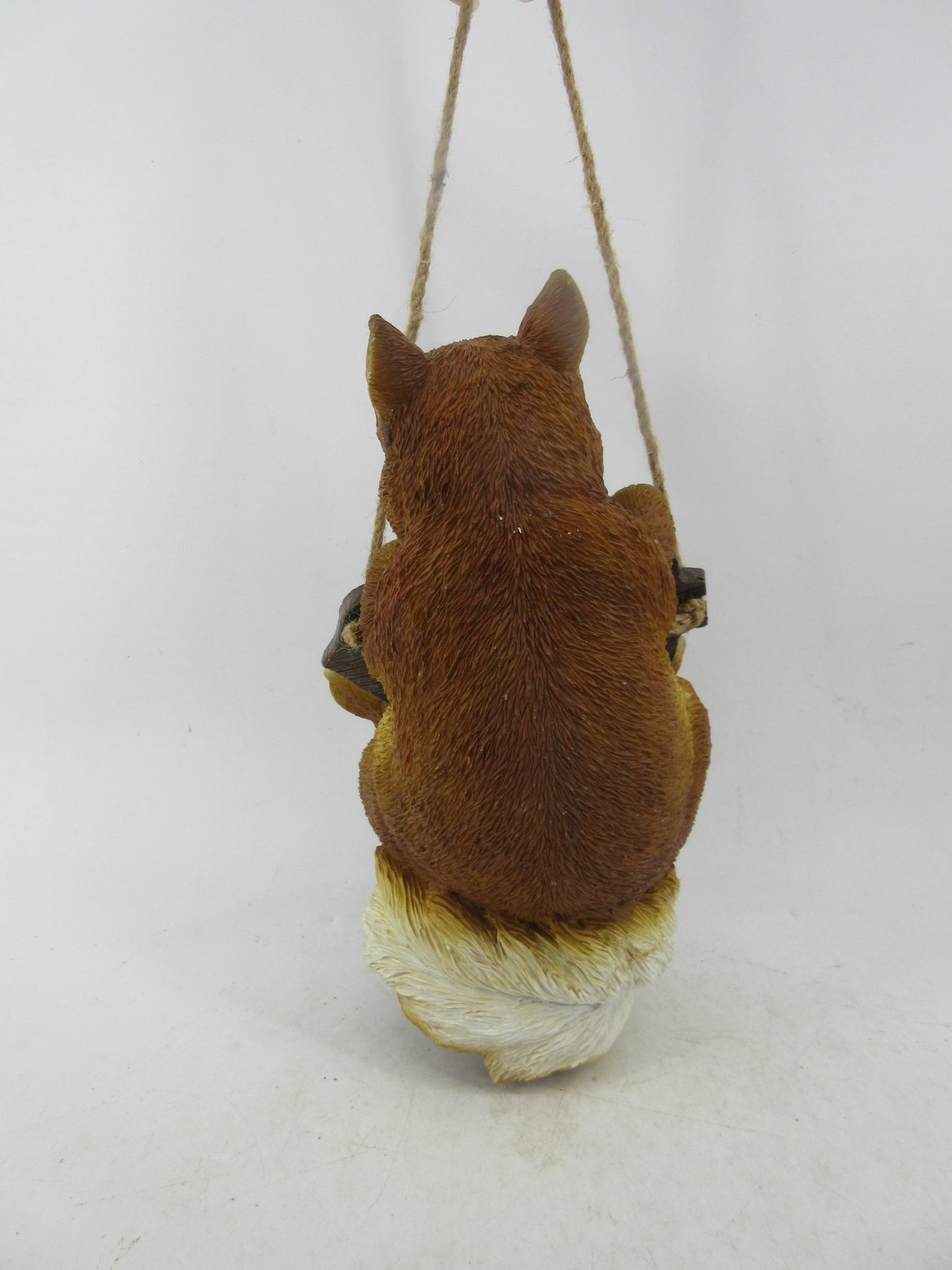 Resin Indoor & Outdoor Garden Statues Collection – Whimsical Polyresin Animal Décor | Shop Now - with Brown Squirrel Welcome Hanging Statue | Sold by Uncle Wiener's Wholesale