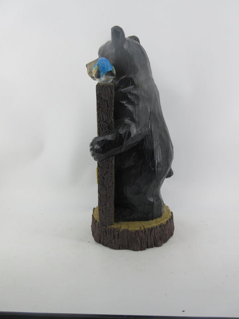 Resin Indoor & Outdoor Garden Statues Collection – Whimsical Polyresin Animal Décor | Shop Now - with Welcome Black Bear Statue | Sold by Uncle Wiener's Wholesale