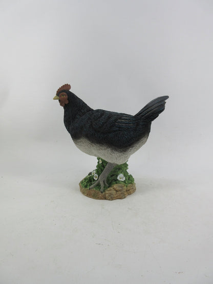 Resin Indoor & Outdoor Garden Statues Collection – Whimsical Polyresin Animal Décor | Shop Now - with Black Chicken Hen Statue | Sold by Uncle Wiener's Wholesale