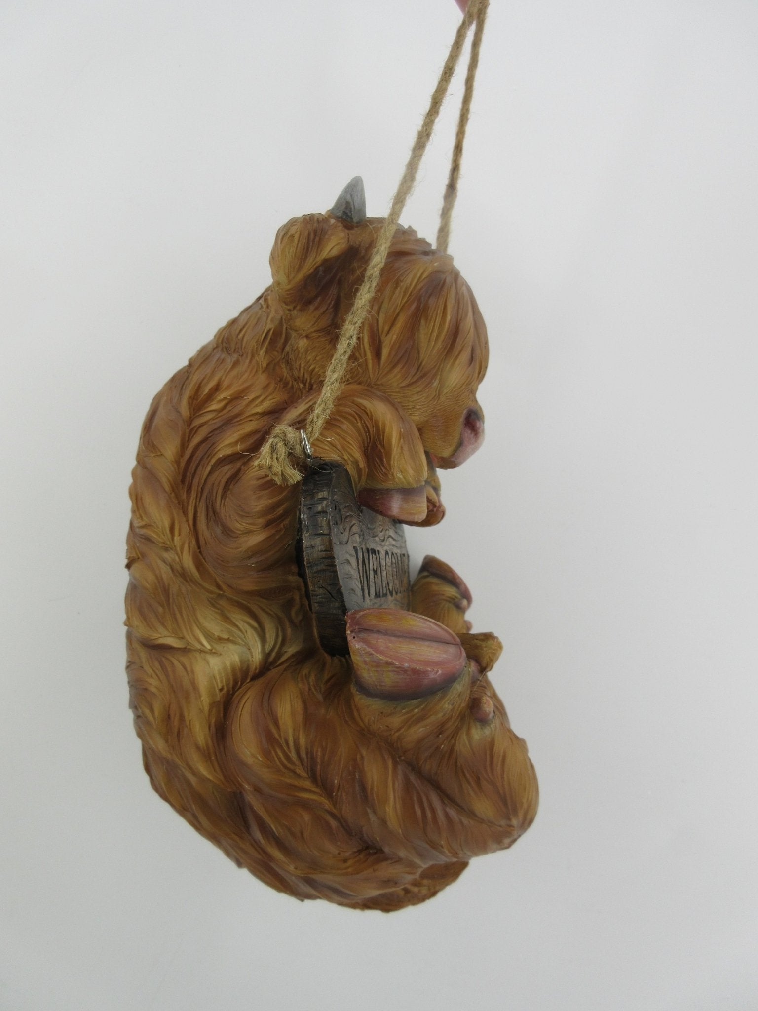 Resin Indoor & Outdoor Garden Statues Collection – Whimsical Polyresin Animal Décor | Shop Now - with Cow “Welcome” Hanging Statue | Sold by Uncle Wiener's Wholesale