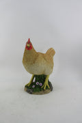 Resin Indoor & Outdoor Garden Statues Collection – Whimsical Polyresin Animal Décor | Shop Now - with Brown Chicken Hen Statue | Sold by Uncle Wiener's Wholesale