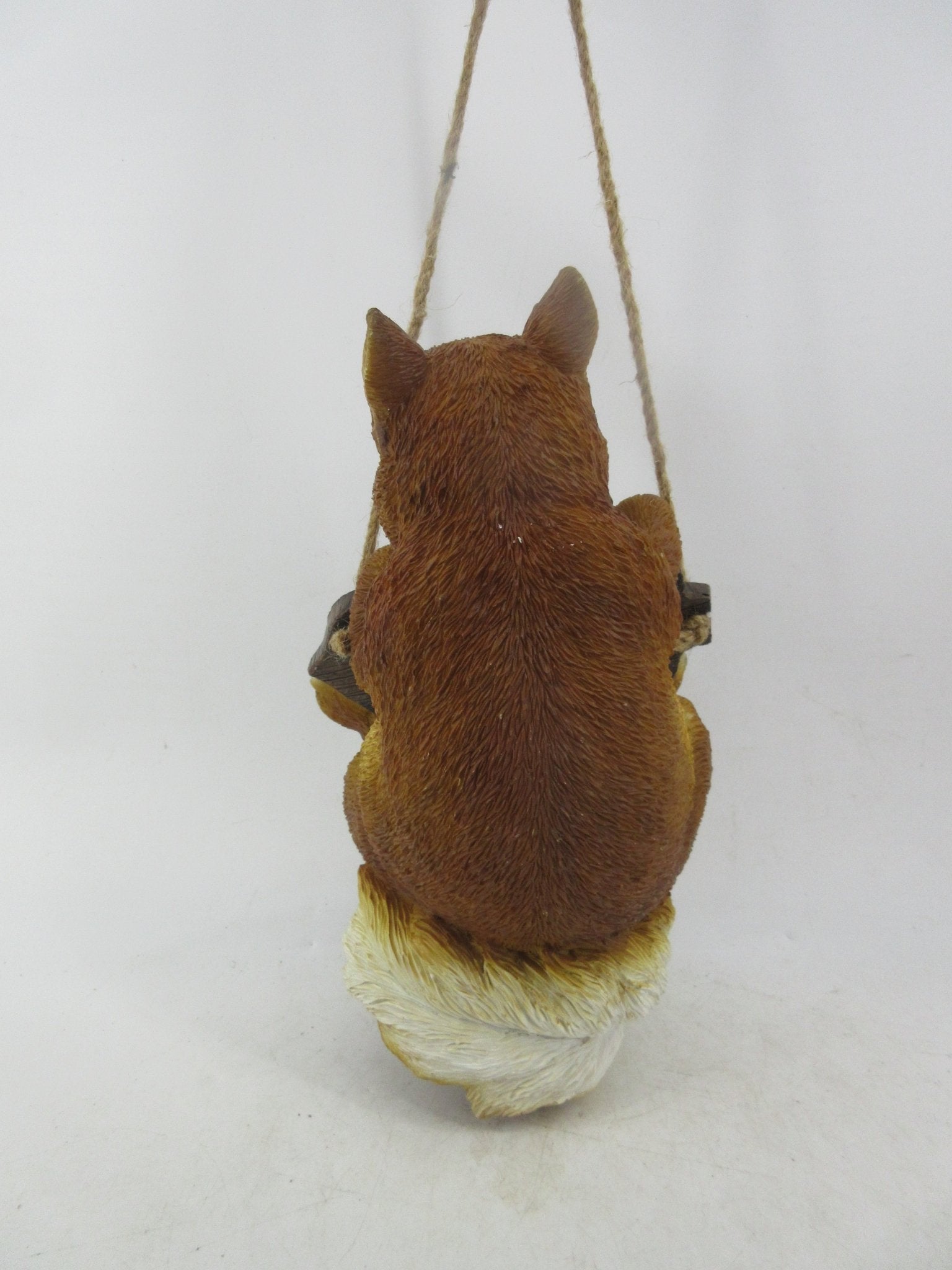 Resin Indoor & Outdoor Garden Statues Collection – Whimsical Polyresin Animal Décor | Shop Now - with Brown Squirrel Welcome Hanging Statue | Sold by Uncle Wiener's Wholesale