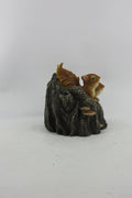 Resin Indoor & Outdoor Garden Statues Collection – Whimsical Polyresin Animal Décor | Shop Now - with Squirrels in Log Statue | Sold by Uncle Wiener's Wholesale