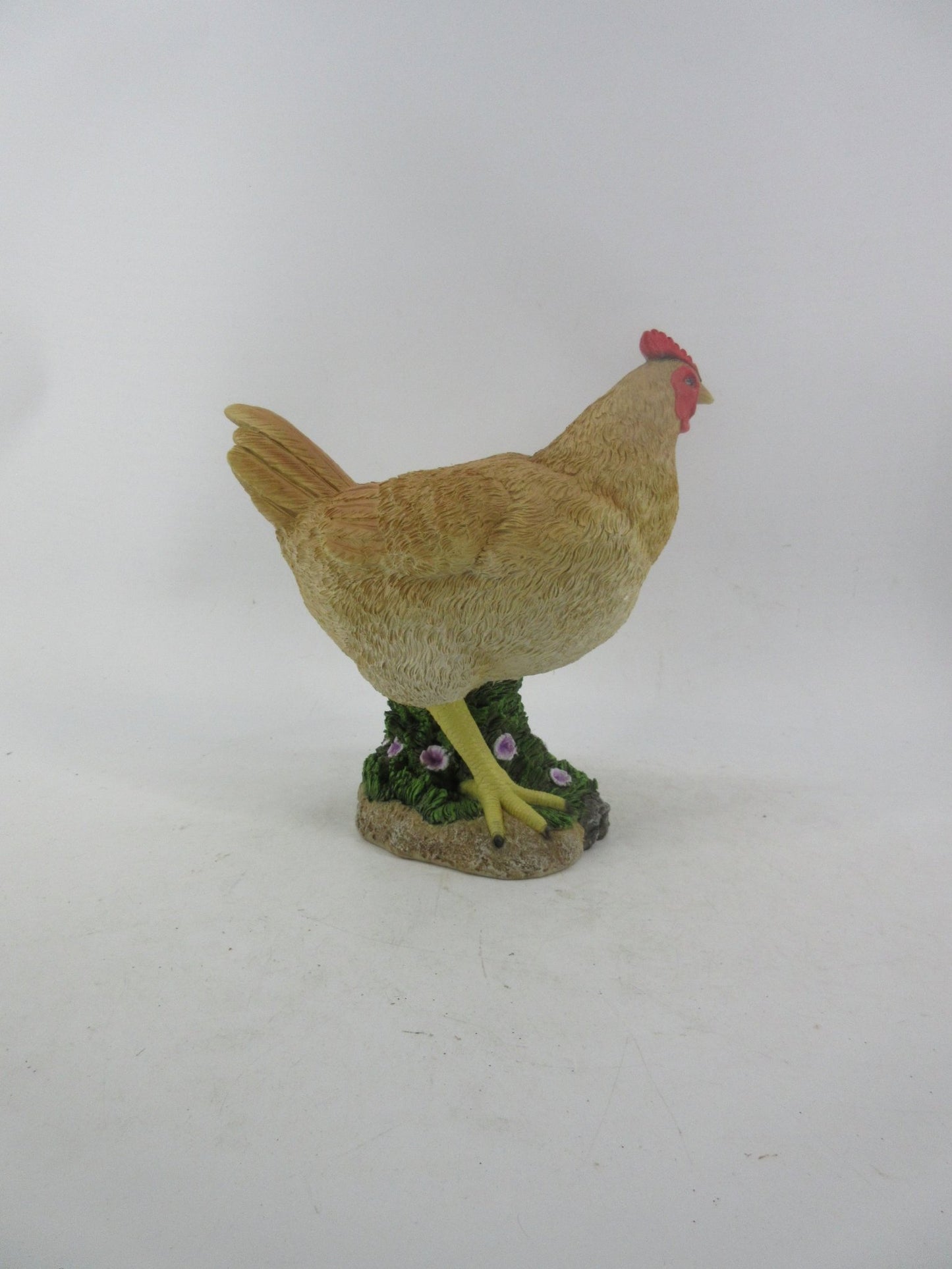 Resin Indoor & Outdoor Garden Statues Collection – Whimsical Polyresin Animal Décor | Shop Now - with Brown Chicken Hen Statue | Sold by Uncle Wiener's Wholesale