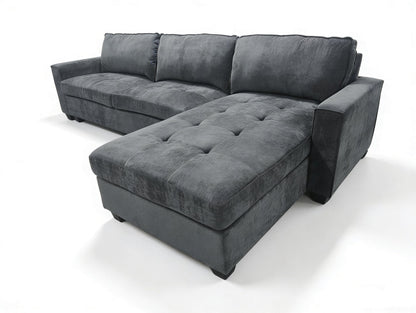 Reversible L Shape Sectional Sofa Fabric Corner Couch Left Right Chaise BT2626 - with White Fabric | Sold by Uncle Wiener's Wholesale