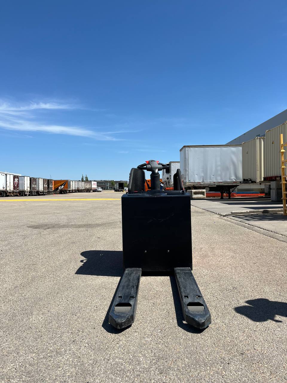Ride - On Electric Pallet Jack – 4,400 lb Capacity, Lithium Battery | Model VPT20SR - with | Sold by Uncle Wiener's Wholesale
