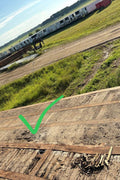 Rig Mats & Crane Mats – 20FT, 40FT, 8FT x 14FT – Regular Wear, Grade B, Grade C – Heavy - Duty Ground Protection for Construction & Oilfield - with 40 ft (Regular Wear) | Sold by Uncle Wiener's Wholesale