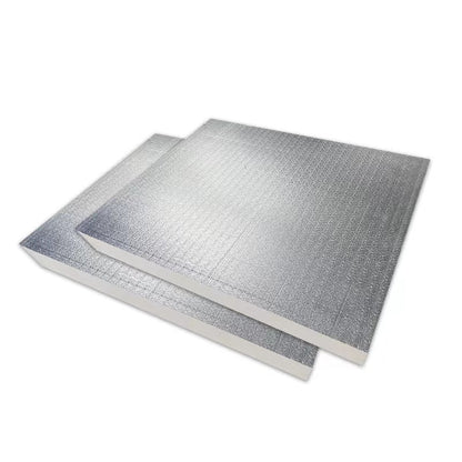 Rigid Insulation Board – 4x8 FT Aluminum Foil Faced, R - Value 6.45, Fireproof Panel 38994784 - with | Sold by Uncle Wiener's Wholesale