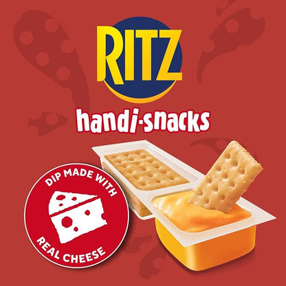RITZ Handi-Snacks Crackers & Cheese Dip – 10 Individually Packaged Snack Packs, 27g Each, 270g Box – Lunchbox & School Snacks - Snack with | Sold by Uncle Wiener's Wholesale