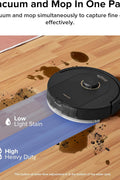 roborock Q5 Pro Robot Vacuum and Mop Combo, 5500Pa Powerful Suction, DuoRoller Brush, LiDAR Navigation, 3D Mapping, Robotic Cleaner for Dirt, Floors, Pet Hair, 240min Runtime, Smart No - Go Zone, Black - with Black | Sold by Uncle Wiener's Wholesale