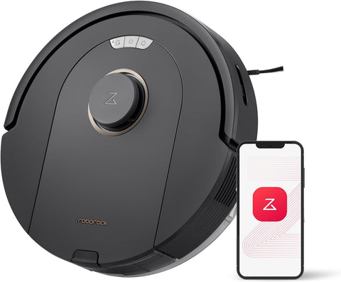 roborock Q5 Pro Robot Vacuum and Mop Combo, 5500Pa Powerful Suction, DuoRoller Brush, LiDAR Navigation, 3D Mapping, Robotic Cleaner for Dirt, Floors, Pet Hair, 240min Runtime, Smart No - Go Zone, Black - with Black | Sold by Uncle Wiener's Wholesale