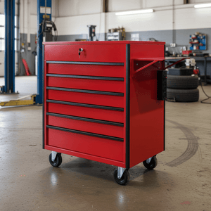 Robust Commercial 6-Drawer Rolling Service Carts