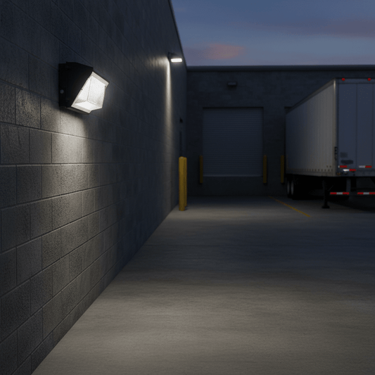 Robust Commercial LED Wall Pack Lighting Assemblies (60W & 120W) - General Equipment with 120W LED Wall Pack Light WPXW120 | Sold by Uncle Wiener's Wholesale