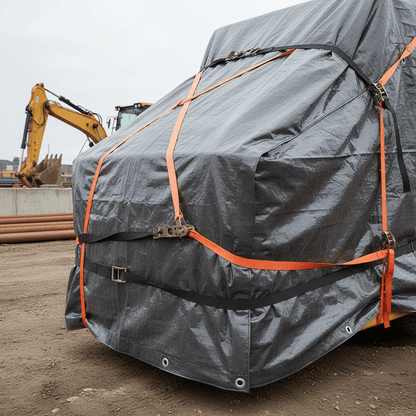 Robust Commercial Silver Poly Tarps (0.25 mm & 0.4 mm Thickness) - General Equipment with 12x16 FT 16 MIL TARP 161216S | Sold by Uncle Wiener's Wholesale