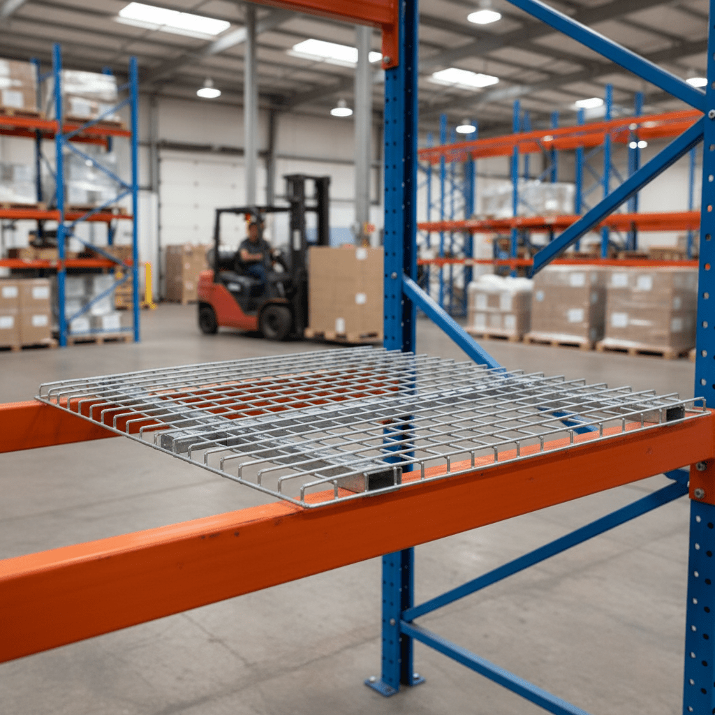 Robust Galvanized Wire Mesh Decking Panels for Industrial Pallet Racking - General Equipment with 46” X 36” 88WMP | Sold by Uncle Wiener's Wholesale