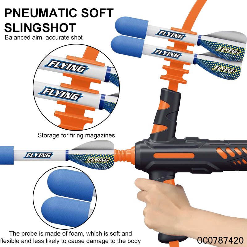 Rocket Kit Sport Set – Foam Rocket Bow Launcher Outdoor Toy EPT1338181 - with | Sold by Uncle Wiener's Wholesale