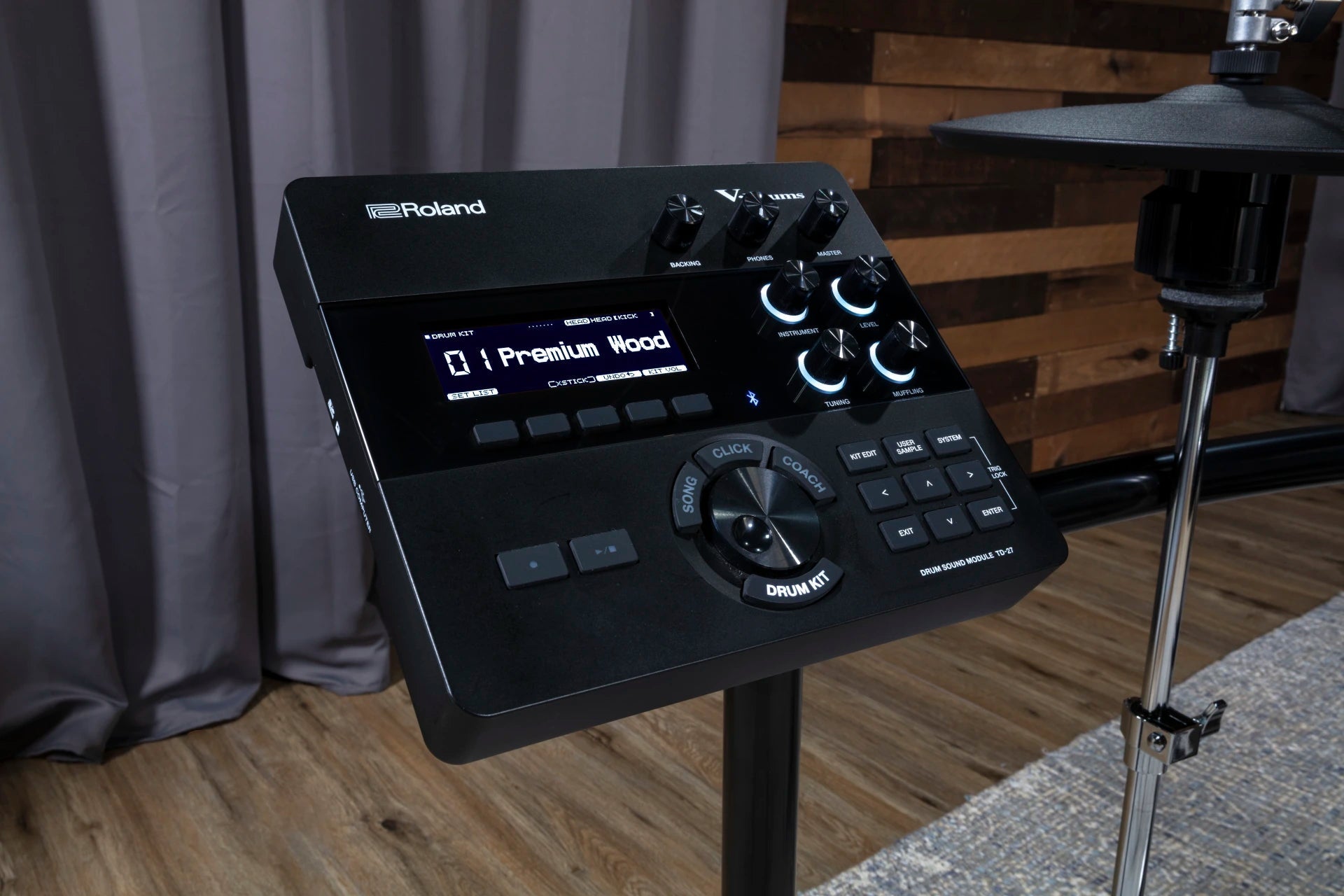 Roland TD - 27K - SC V - Drums Electronic Drum Kit with TD - 27 Prismatic Sound Module Bluetooth Headphones Included 1505523 - with | Sold by Uncle Wiener's Wholesale