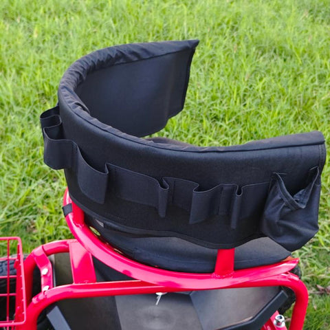 Rolling Garden Swivel Seat Cart with Tool Tray and Pneumatic Tires – RGSSC3550 - with | Sold by Uncle Wiener's Wholesale