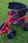 Rolling Garden Swivel Seat Cart with Tool Tray and Pneumatic Tires – RGSSC3550 - with | Sold by Uncle Wiener's Wholesale