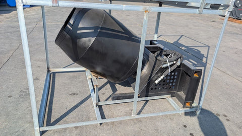 Rotary Drum Mixer for Skid Steer Loaders – 0.4 CY Capacity – Heavy - Duty Concrete & Mortar Mixing Attachment SU228418 - with | Sold by Uncle Wiener's Wholesale