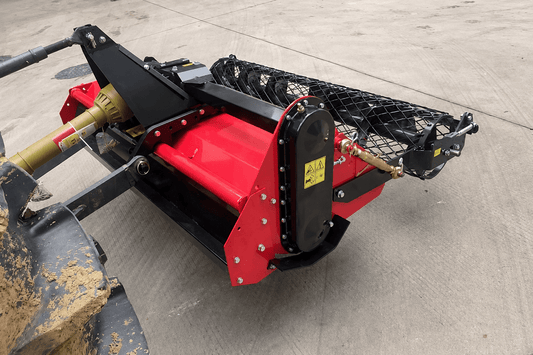 Rotary Stone Burier Tiller – 45" & 60" Models with Optional Seeding Box (SB125115 / SB165115) - Tractor Attachments with 60” Rotary Stone Burier Tiller SB165115 | Sold by Uncle Wiener's Wholesale