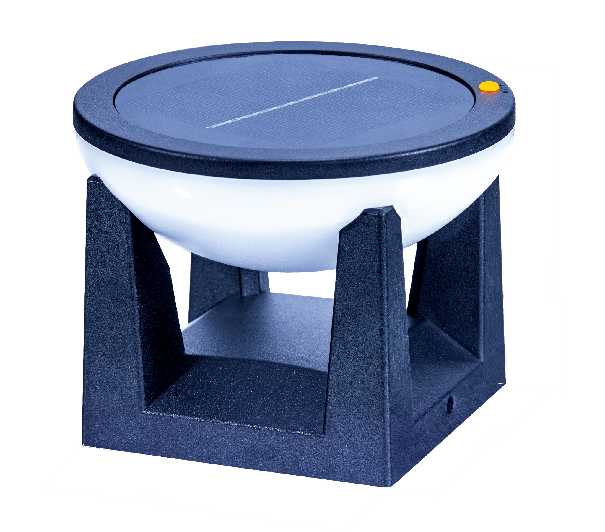 Round Solar Post Light 400 Lumens 3 Color Temperature Outdoor Fence Light QYJG12M - with | Sold by Uncle Wiener's Wholesale