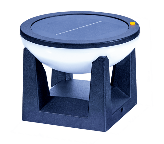 Round Solar Post Light 400 Lumens 3 Color Temperature Outdoor Fence Light QYJG12M - with | Sold by Uncle Wiener's Wholesale