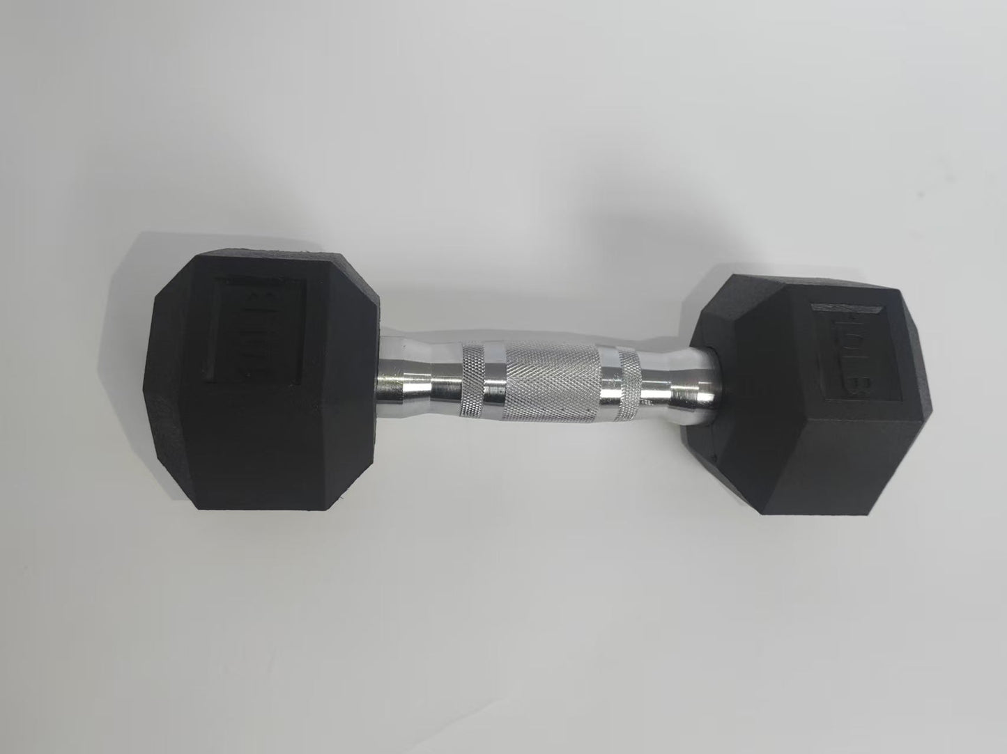 Rubber Hex Dumbbells 5–25LB Set Anti-Slip Home Gym Weight Lifting Training RHSET - with 15LB | Sold by Uncle Wiener's Wholesale