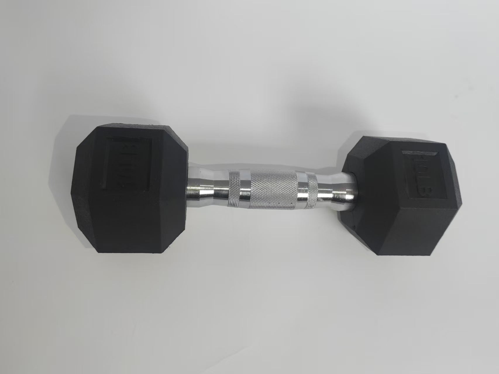 Rubber Hex Dumbbells 5–25LB Set Anti-Slip Home Gym Weight Lifting Training RHSET - with 15LB | Sold by Uncle Wiener's Wholesale