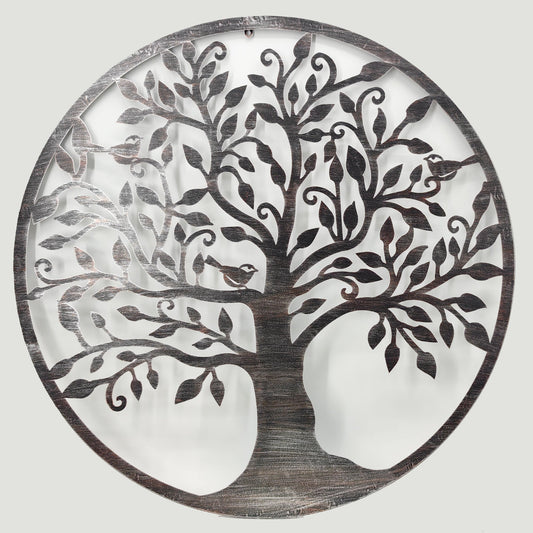 Rustic Metal Sign Collections - Shop & Home with Tree of Life (39") | Sold by Uncle Wiener's Wholesale