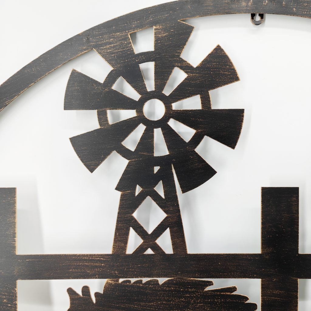 Rustic Metal Wall Sign Collection | Vintage Decorative Plaques - Shop & Home with Windmill | Sold by Uncle Wiener's Wholesale