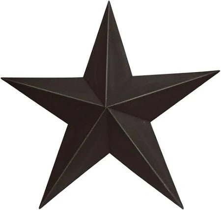 Rustic Metal Wall Sign Collection | Vintage Decorative Plaques - Shop & Home with Metal Star (36
