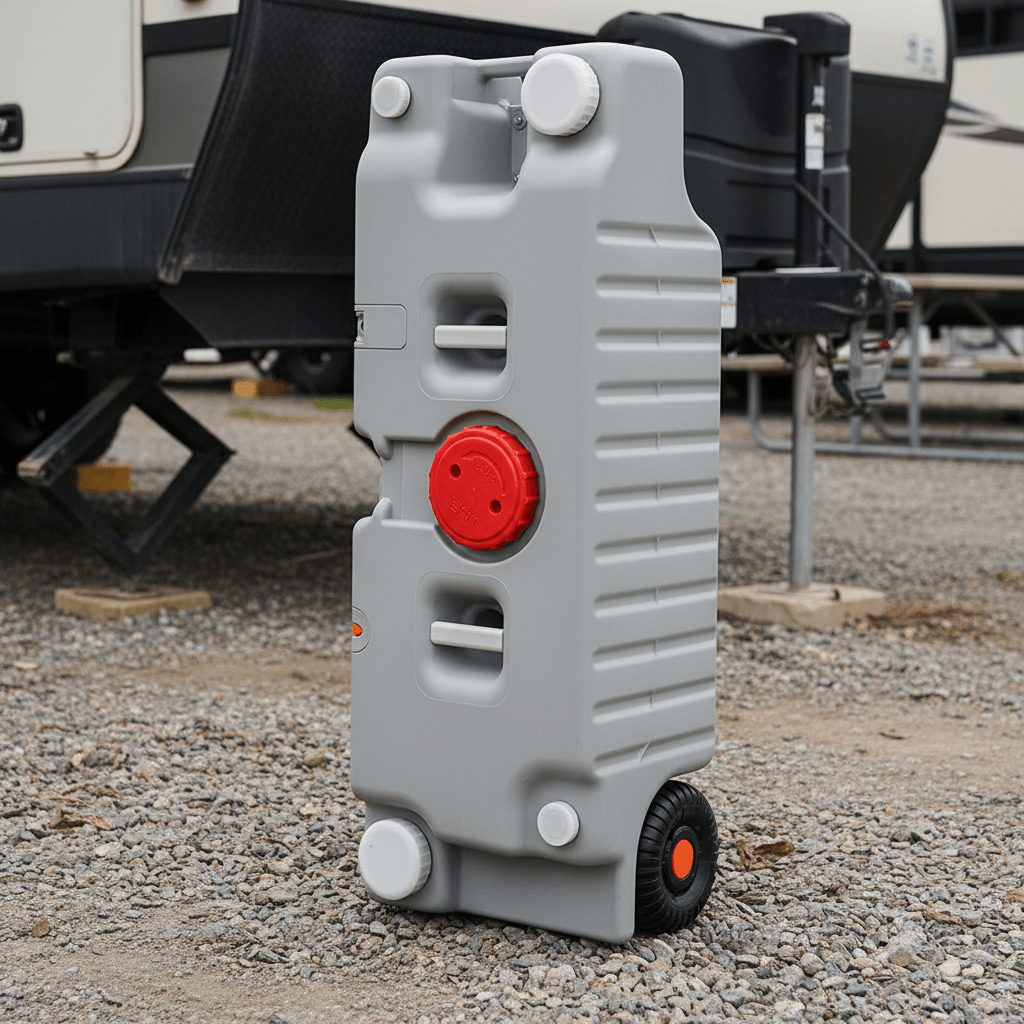 RV Camper Waste Holding Tanks (Multiple Capacities) | Durable Portable Sewer Storage Solutions - Camping Gear with 10.6 Gallon | Sold by Uncle Wiener's Wholesale
