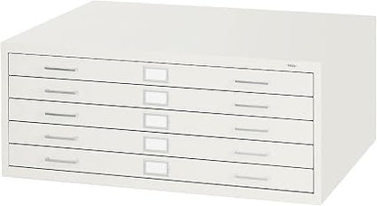 Safco 5-Drawer Steel Flat File Cabinet – 36 x 24 Inch Blueprint & Document Storage - Furniture with | Sold by Uncle Wiener's Wholesale