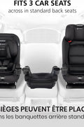 Safety 1st EverSlim 4 - in - 1 Convertible All - in - One Car Seat, infant to toddler, rear and forward facing, booster mode, backless booster, Fits 3 across, Washable seat, Birth to 10 years, Hexagon Horizon - with | Sold by Uncle Wiener's Wholesale