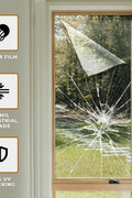 Safety Security Window Film 12 Mil Clear 5 ft x 98 ft Shatter Resistant Glass Protection Roll SF122384 - with | Sold by Uncle Wiener's Wholesale