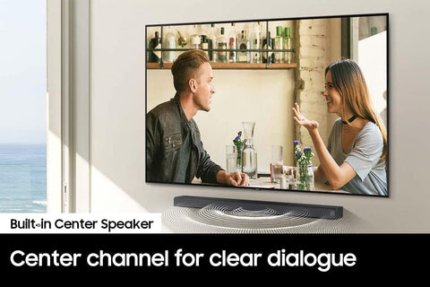 SAMSUNG HW - B650 3.1ch Soundbar w/Dolby 5.1 DTS Virtual:X, Bass Boosted, Built - in Center Speaker, Bluetooth Multi Connection, Voice Enhance & Night Mode, Subwoofer Included, 2022,Black - with Black | Sold by Uncle Wiener's Wholesale
