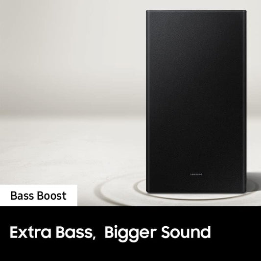 SAMSUNG HW - B650 3.1ch Soundbar w/Dolby 5.1 DTS Virtual:X, Bass Boosted, Built - in Center Speaker, Bluetooth Multi Connection, Voice Enhance & Night Mode, Subwoofer Included, 2022,Black - with Black | Sold by Uncle Wiener's Wholesale