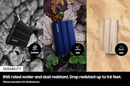 Samsung T7 Shield 1TB Portable SSD – Rugged USB 3.2 Gen2 External Solid State Drive SAMT7SH1TBBLK - with | Sold by Uncle Wiener's Wholesale