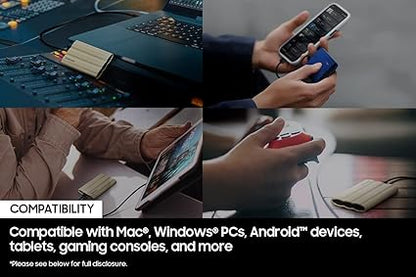 Samsung T7 Shield 1TB Portable SSD – Rugged USB 3.2 Gen2 External Solid State Drive SAMT7SH1TBBLK - with | Sold by Uncle Wiener's Wholesale