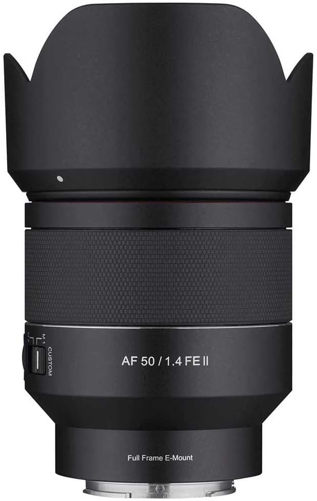 SAMYANG AF 50mm F1.4 II FE Auto Focus Lens for Sony Mirrorless Cameras Full Frame and APS - C - with | Sold by Uncle Wiener's Wholesale