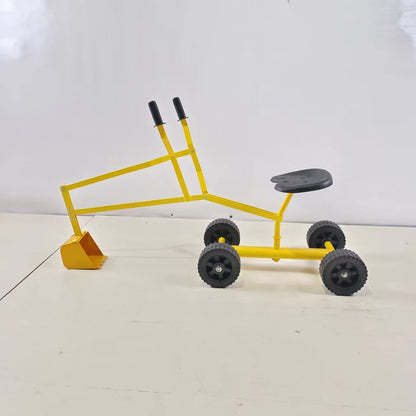 Sandbox Excavator Toy Ride On Digging Toy 4 Wheels 50 Kg Capacity SBET45W - with | Sold by Uncle Wiener's Wholesale