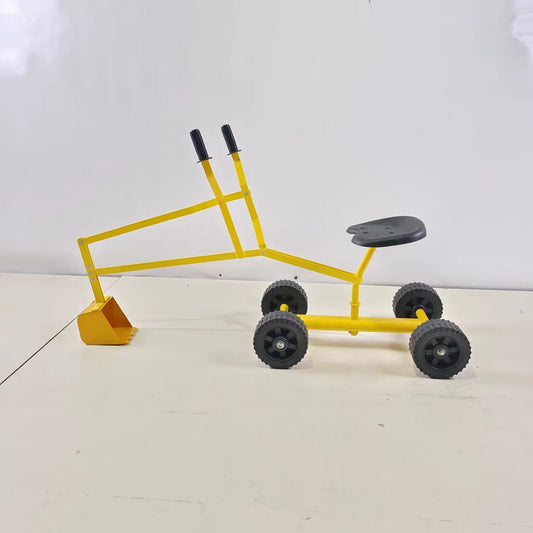Sandbox Excavator Toy Ride On Digging Toy 4 Wheels 50 Kg Capacity SBET45W - with | Sold by Uncle Wiener's Wholesale