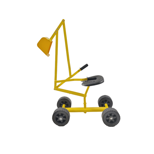 Sandbox Excavator Toy Ride On Digging Toy 4 Wheels 50 Kg Capacity SBET45W - with | Sold by Uncle Wiener's Wholesale