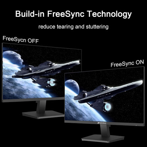 Sansui 27 Inch Monitor, IPS 100Hz Computer Monitor Full HD 1920 x 1080P with HDMI VGA Interface Eye Care Frameless 100 x 100mm VESA (ES - 27X3AL, HDMI Cable Included) - with | Sold by Uncle Wiener's Wholesale