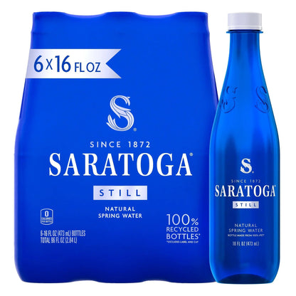 Saratoga Still Spring Water 16 oz Bottles 24 Pack – Premium Natural Spring Water&nbsp; 70960000150 - with | Sold by Uncle Wiener's Wholesale