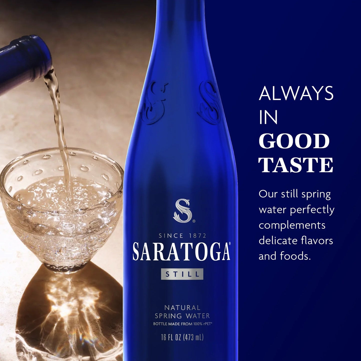 Saratoga Still Spring Water 16 oz Bottles 24 Pack – Premium Natural Spring Water&nbsp; 70960000150 - with | Sold by Uncle Wiener's Wholesale