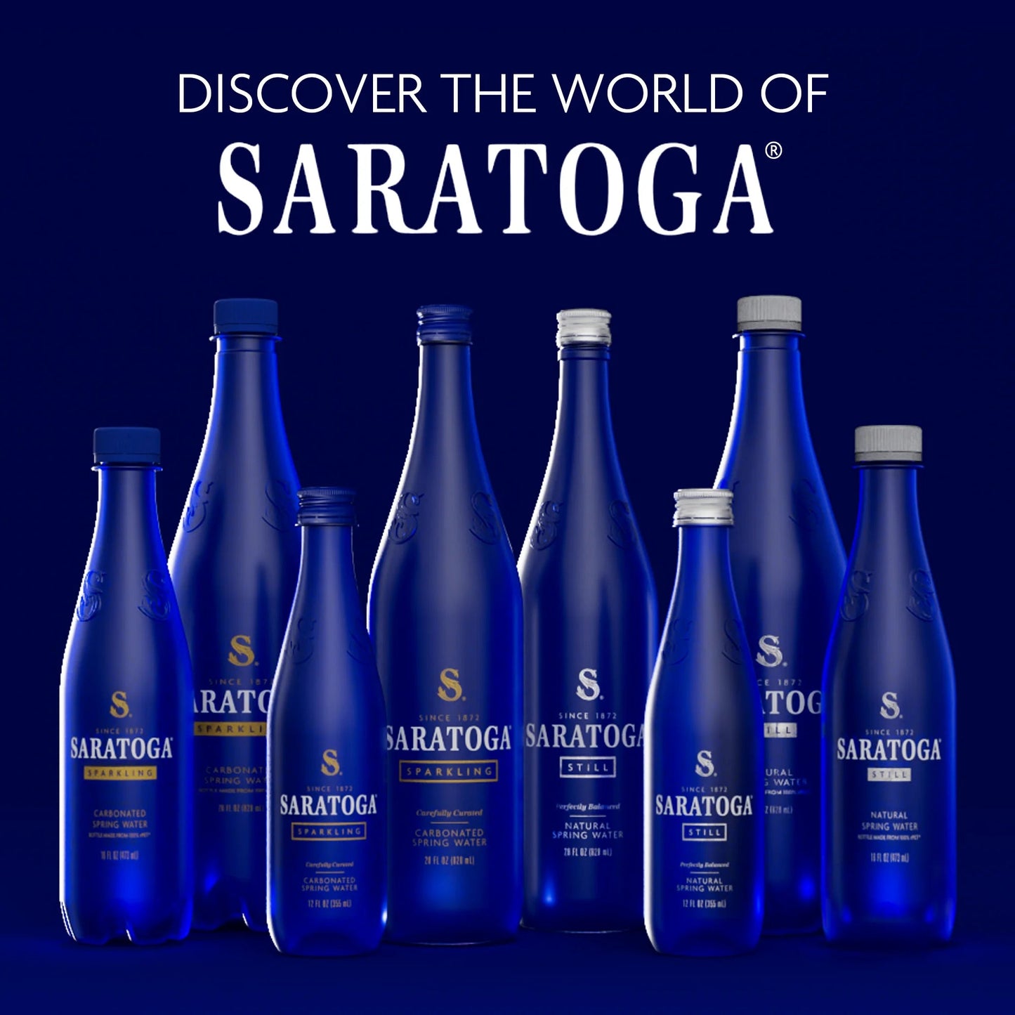 Saratoga Still Spring Water 16 oz Bottles 24 Pack – Premium Natural Spring Water&nbsp; 70960000150 - with | Sold by Uncle Wiener's Wholesale