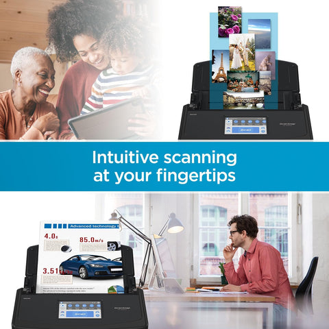 ScanSnap iX1600 Wireless or USB High - Speed Cloud Enabled Document, Photo & Receipt Scanner with Large Touchscreen and Auto Document Feeder for Mac or PC, Black - with | Sold by Uncle Wiener's Wholesale