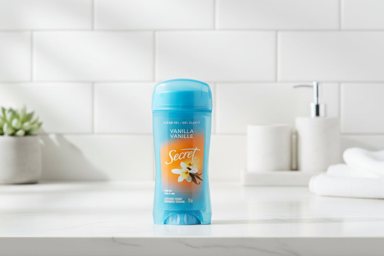Secret Clear Gel Antiperspirant & Deodorant – Cozy Vanilla, 72-Hour Odour Protection, 73 g - Home products with | Sold by Uncle Wiener's Wholesale